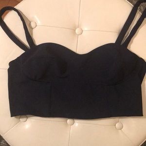 🔥3/$30 HP H&M Navy Cropped Top